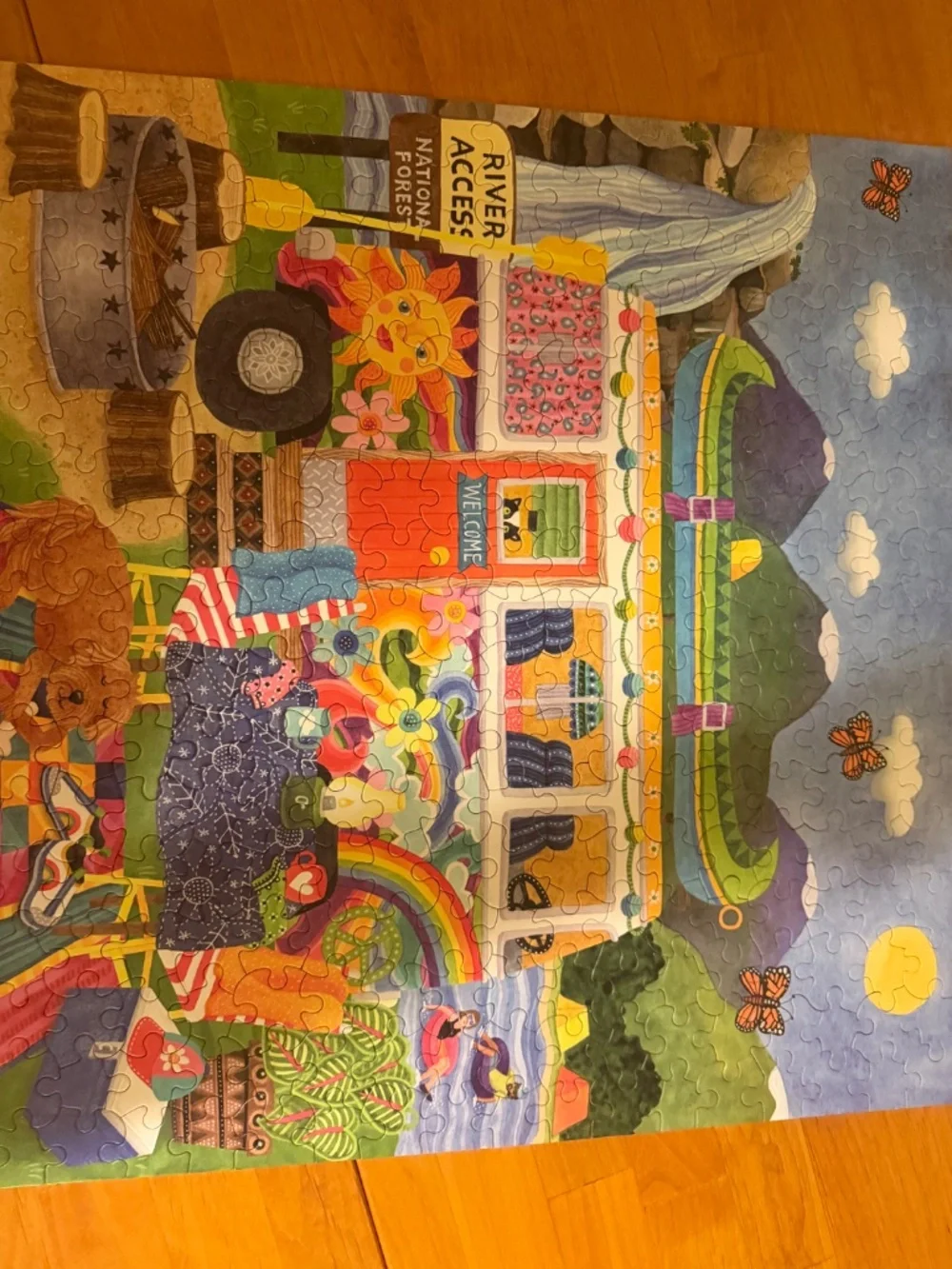 Ceaco happy camper jigsaw puzzle